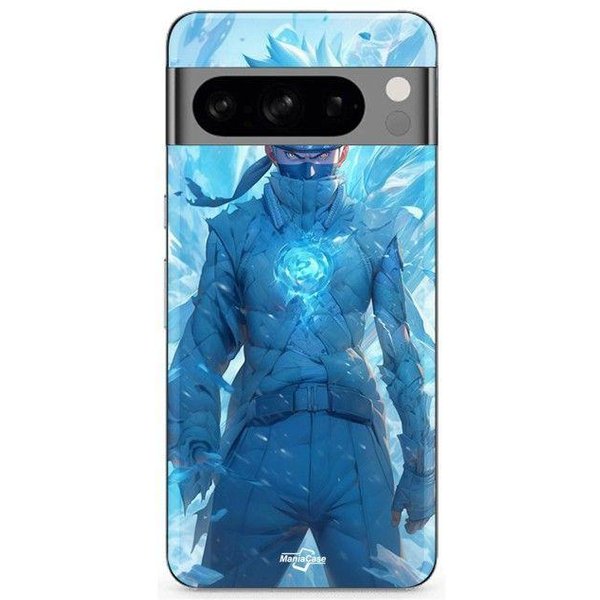 Coque - Maniacase - Google Pixel 8A Pro - Kakashi Hatake Naruto - Souple - Noir Negro-image