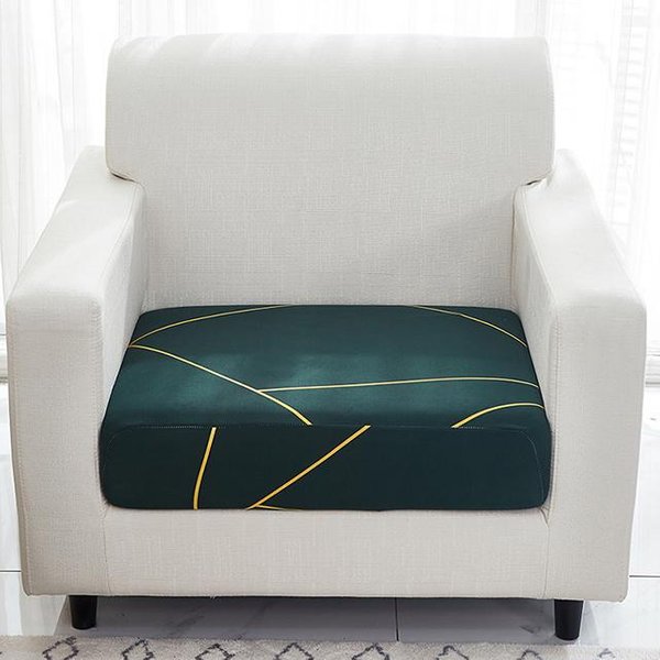 Funda De CojíN De Sofá Con Estampado EláStico, Protector De Muebles, CojíN Para Asiento De Sofá, Funda De Sofá, Fundas De Sofá Para Sala De Estar Normal Size (S)-1Pc-image
