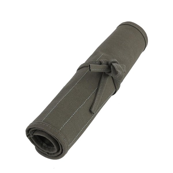 Nuevo Estuche Enrollable De Lona Con 30 Orificios MáS Grandes Para Pinceles De Pintura, Estuche Para LáPices De Dibujo Para Artistas, Pinceles Para Acuarela Y ÓLeo-image
