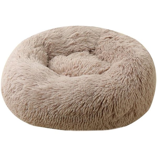 Cama Redonda Para Mascotas De 40 A 90 Cm Para Perros Grandes, Cama SúPer Suave Para Gatos, Casa De Perro De Felpa Larga Para Perros Medianos, Casa CáLida Para Dormir En Invierno 40Cm MarróN-image