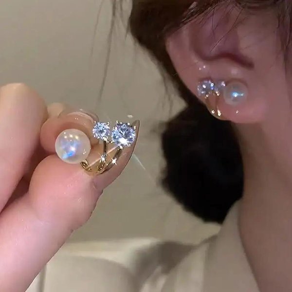 Pendientes Largos Colgantes De Mariposa Con Cristales Verdes Vintage Para Mujer JoyeríA Nueva Tendencia Lujo Circonita Pendientes De Mujer Black-image