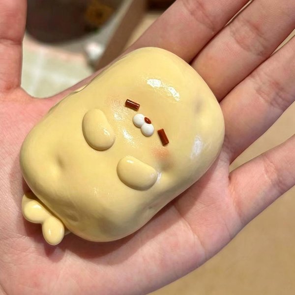 Urocza Foka Ziemniak Squishy Zabawka Powolny OdbióR ŚCiskanie Fidget Zabawka OdstresowująCa OdprężAjąCa Zabawka Prezent Dla Dzieci DorosłYch Beige-image