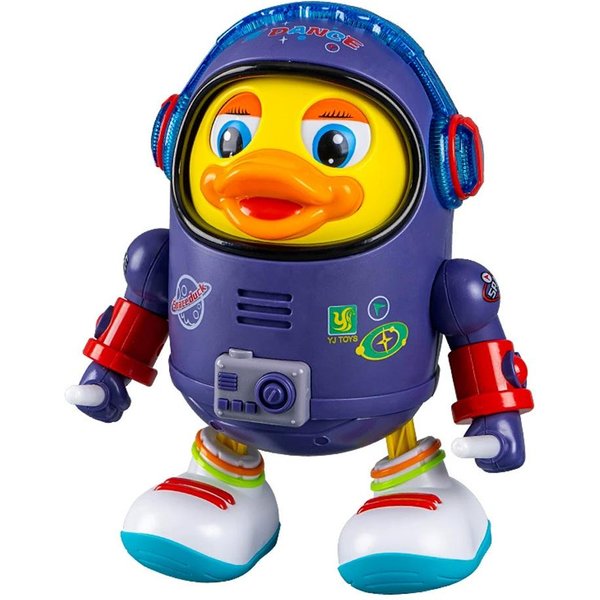 Pato Espacial EléCtrico Juguetes EléCtricos Con Luces Y Sonidos MoviéNdose Caminando Bailando Juguetes Para NiñOs PequeñOs Juguetes Interactivos Para NiñOs-image