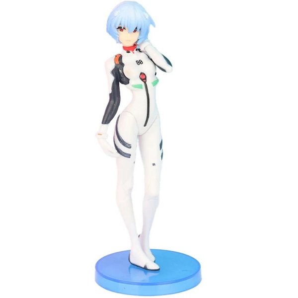 3 Szt./Zestaw Neon Genesis Evangelion Figurka Anime Eva Ayanami Rei Asuka Langley Soryu Makinami PVC Figurka Akcji Zabawki Model Kolekcjonerski-image