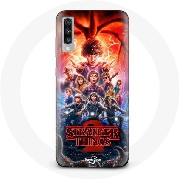 Funda Samsung Galaxy A70 Stranger Things PóSter Temporada 2-image