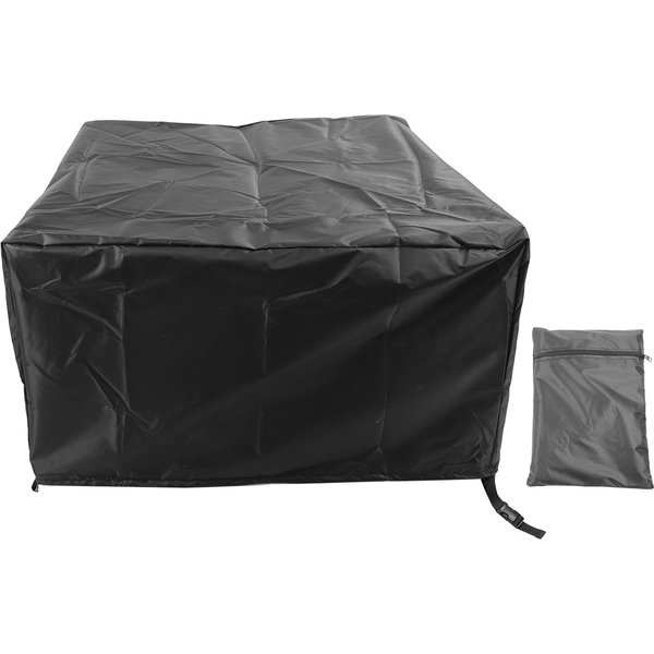 Funda Para Carro Enfriador De Patio Tela Oxford Resistente Al Agua Funda Protectora Para Hielera Rodante Para Exterior Gray-image