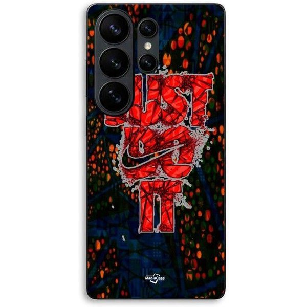 Etui Na Telefon - Maniacase - Galaxy S26 Ultra - Silikon Tpu - WzóR Nike 'Just Do It' - Czarne Czarny-image