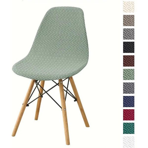 Nueva Funda Para Silla Shell Para Hogar Hotel Restaurante Silla De Comedor Funda Para Silla Shell Eames Funda Para Silla Con Forma De T A Prueba De Polvo 40*40*22Cm-image