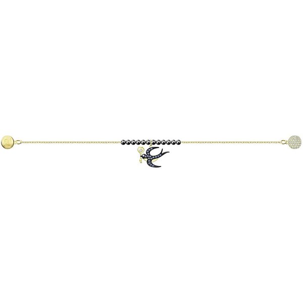 Pulseras Swarovski Remix Collection Chapadas En Oro Para Mujer 5494381 Gold Plated|L White-image