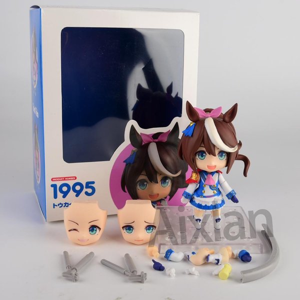 Aixlan#1995 Figura Pretty Derby Tokai Teio EdicióN Linda 10CM Special Week PVC Modelo De AccióN Juguete De Anime Regalo Figura Coleccionable-image
