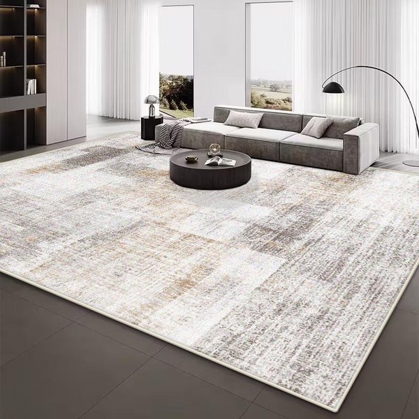 DecoracióN Moderna Alfombras Grandes Para SalóN Abstracto Lujo Hogar Sofá Alfombra Antideslizante Dormitorio Vestidor FáCil Limpieza Felpudo De Felpa 120*160Cm-image