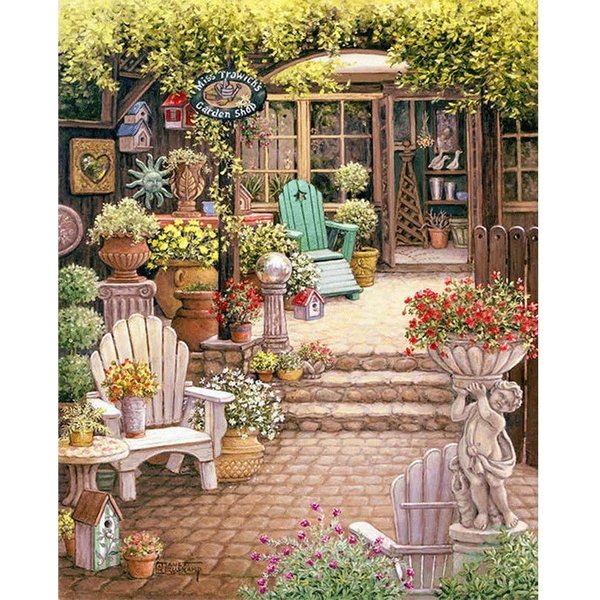 Pintura De Diamantes 5D DIY Patio Bordado Punto De Cruz Mosaico De PedreríA DecoracióN Para El Hogar 20X30CM-image