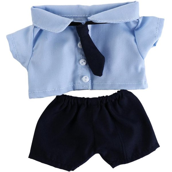 Preppy BawełNiane Ubranka Dla Lalek Ubranka Dla Pluszowej Lalki Idol 20CM Lalka Pluszowe Zabawki Ubrania BawełNiana Lalka StróJ Sukienka Gray-image