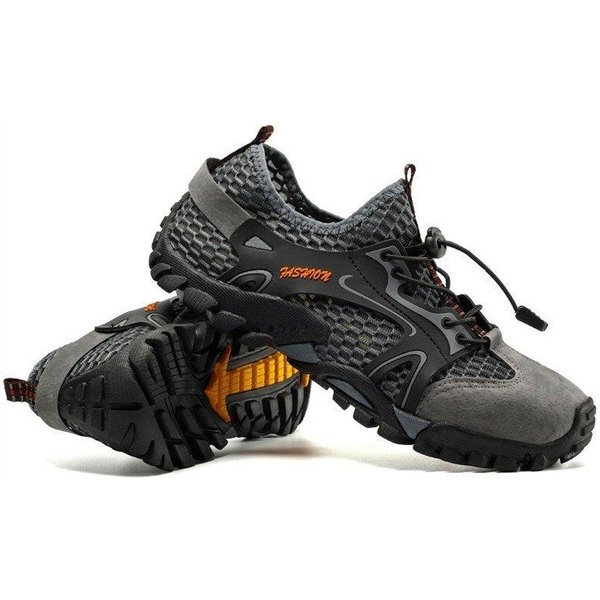 Profesjonalne Buty Do Wody MęSkie AntypośLizgowe Buty Do Wody Do Trekkingu I Brodzenia Buty SzybkoschnąCe PlażOwe Lekkie Sneakersy Do SportóW Wodnych 50 Black-image