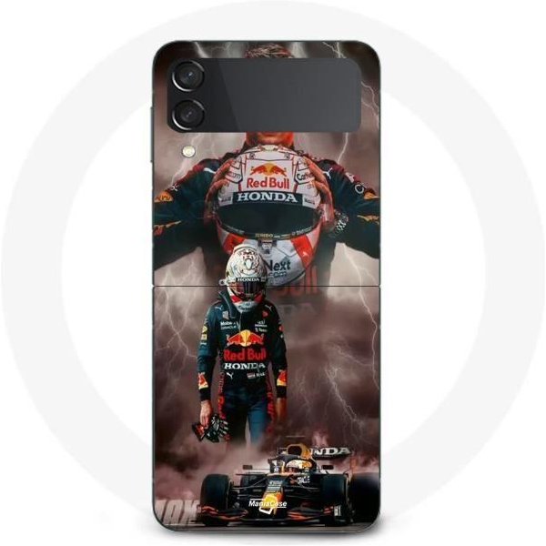 Funda - Samsung - Galaxy Z Flip3 - Negra - FóRmula 1 - Flexible-image