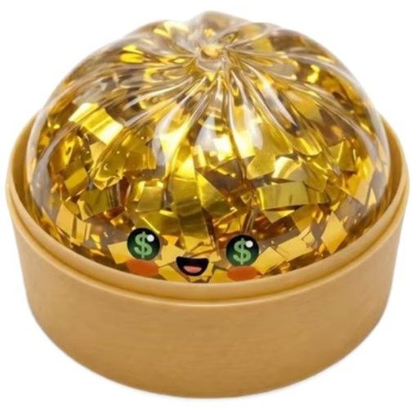 BłYszcząCe Rekinowe PierożKi Zabawka Squishy MięKka Powolny PowróT Do KształTu Parowany Buchcik Squishy ŚCiśNij Le Fidget Z Parowarem Prezent-image
