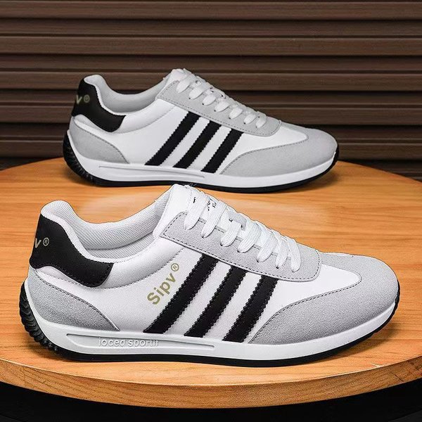 Zapatos Forrest Gump Para Hombre Nuevos Primavera Y Verano Ligeros Transpirables Moda Zapatos De Moda Simples Y CóModos De CañA Baja Zapatos Deportivos Para Hombre 43 White-image