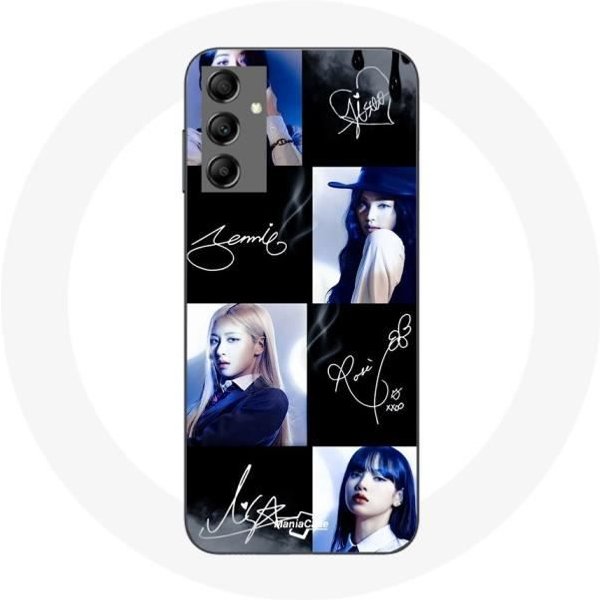 Funda - Maniacase - Samsung Galaxy A14 5G - Negro - Blackpink - Flexible-image