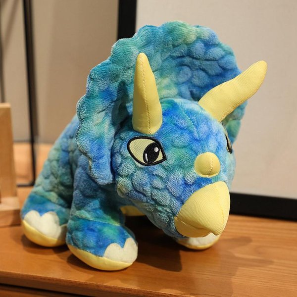 Realistyczne Pluszowe Zabawki Dinozaury Z Jurajskiego Okresu MięKka Wypchana Realistyczna Lalka Dinozaura Super Fajna Dekoracja Na Biurko ŁAdny Prezent Urodzinowy Dla Dzieci 30X20 Cm-image