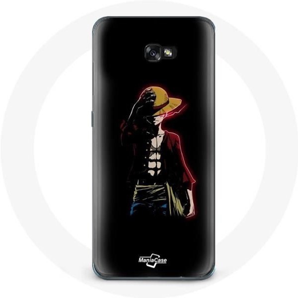Funda - Maniacase - Samsung Galaxy A5 2016 - One Piece Manga Anime Luffy - Flexible - Negro Negro-image