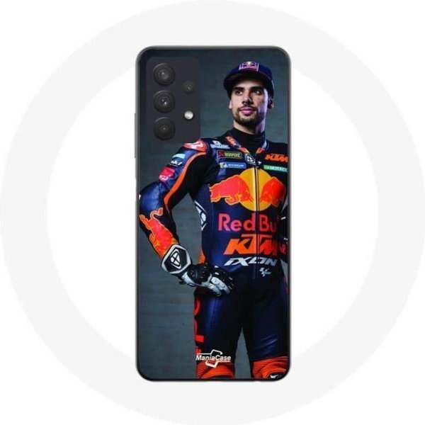 Funda Maniacase Para Para Samsung Galaxy A32 4G Miguel Oliveira Moto Gp Trofeo Ktm Negro-image