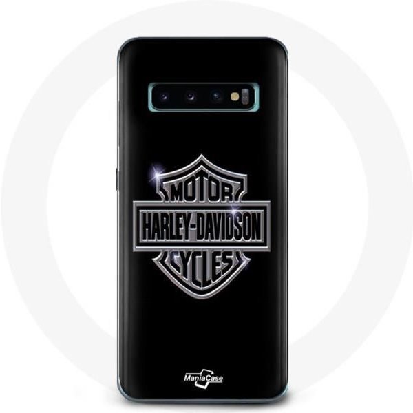 Coque Pour Samsung Galaxy S10 Plus Harley Davidson Motorcycles Logo-image