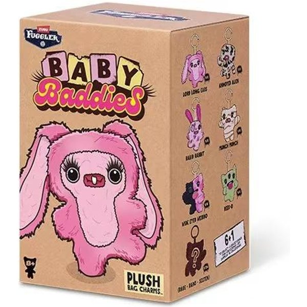 Fugg Baddies Fuggler Original Llavero Caja Sorpresa Peluche Alien Molesto Monstruo Feo Peluche Relleno MuñEca Regalos Random Style-image
