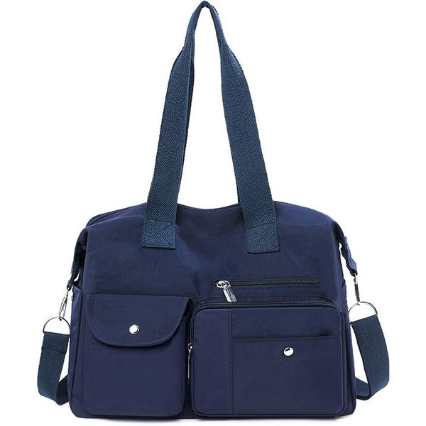Nowa Moda Damska Torba Listonoszka DużA Pojemność Wodoodporna Wielofunkcyjna Torba Na Ramię 38Cmx15Cmx30Cm Niebieski-image