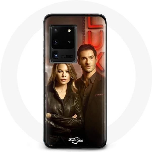 Funda Para Samsung Galaxy S20 Ultra Chloe Decker Y Lucifer Morningstar-image
