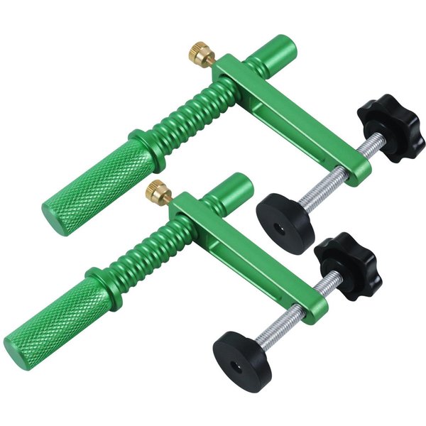 Abrazadera De Banco Para Perros, Abrazadera De SujecióN RáPida Para Mesa, Abrazadera De Banco De AccióN RáPida Ajustable Para Escritorio 19Mm (2Pcs) Verde-image