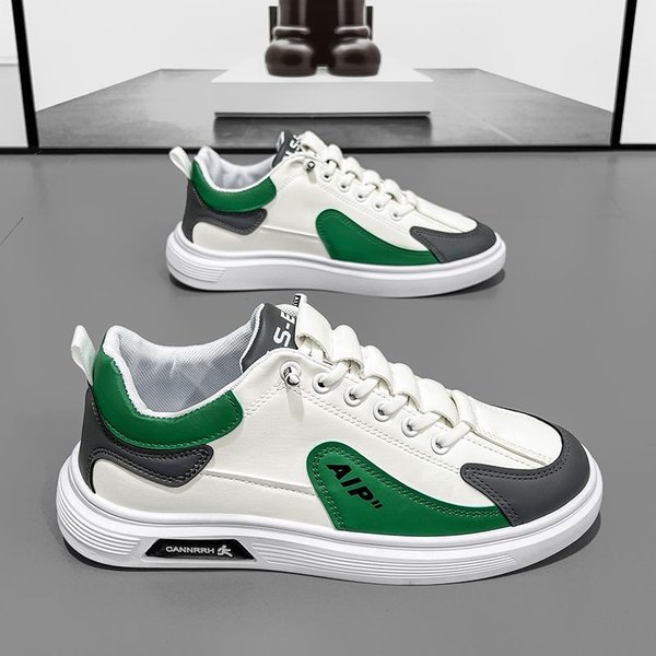 Zapatos Para Hombre En Verano Nuevos Zapatos Casuales Transpirables De Suela Blanda Para Adolescentes VersáTiles Estudiantes Modernos Para Hombre 44 Gray-image