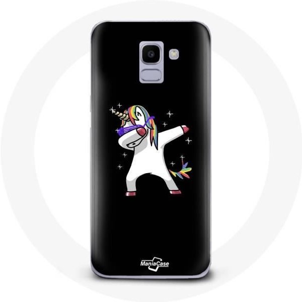 Coque Pour Samsung Galaxy A6 2018 Dab Unicorn Licorne-image