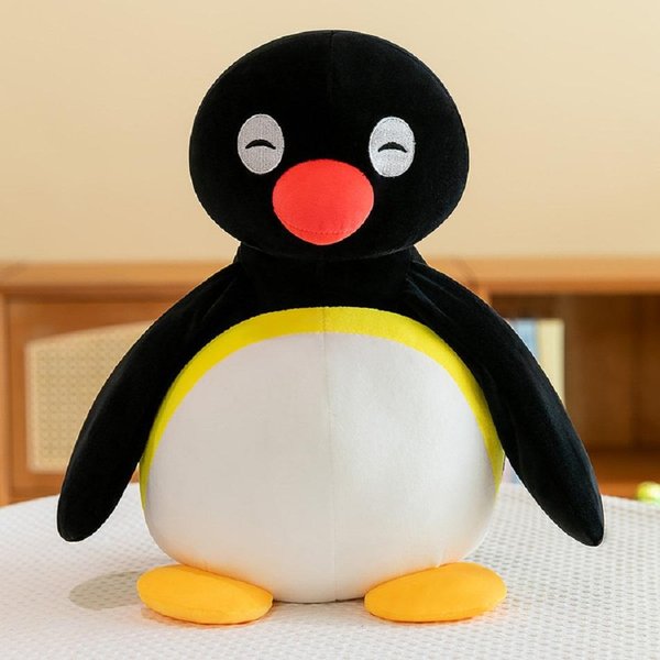 MuñEco De Peluche De PingüIno Lindo Animal Relleno Suave Adorno De Escritorio Figura De Anime ColeccióN Regalo Para NiñOs CumpleañOs 40Cm-image