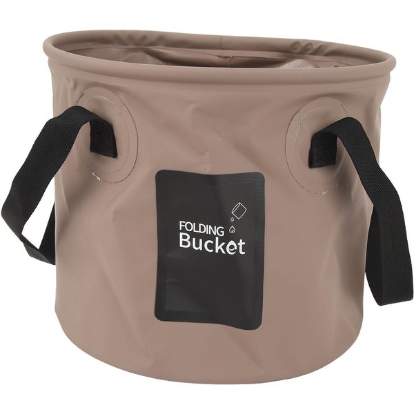 Cubo Plegable 10L Resistente A Altas Temperaturas PortáTil Plegable Cubo De Agua Con Asa Para Camping Pesca Picnic Arena-image