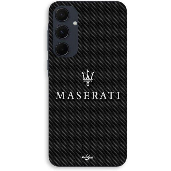 Etui Na Telefon - Maniacase - Samsung Galaxy A55 - Silikonowe - MięKkie - BiałY Karbon BiałY-image