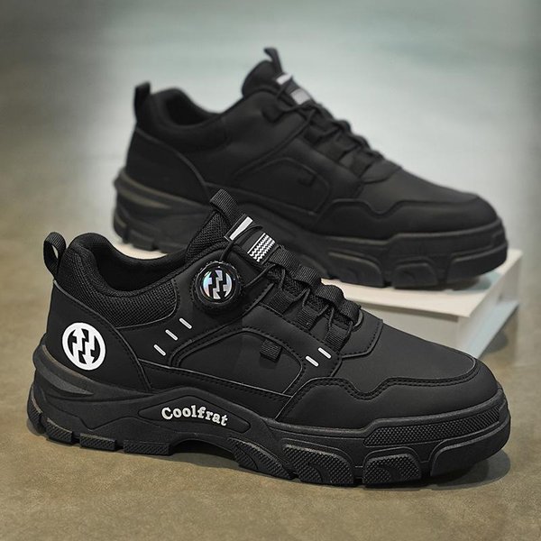 Zapatos De Hombre De OtoñO Nuevos Transpirables Zapatos De Trabajo Para Hombre De Moda VersáTiles Botas Martin Para Hombre Zapatos Deportivos De Suela Gruesa 44 White-image