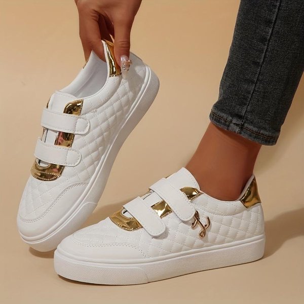 Zapatillas De Mujer Moda Verano Zapatos Transpirables Mujer Suela Blanda Zapatillas Para Caminar Casual Zapatilla De Mujer Zapatillas Blancas Mujer 41 Brown-image