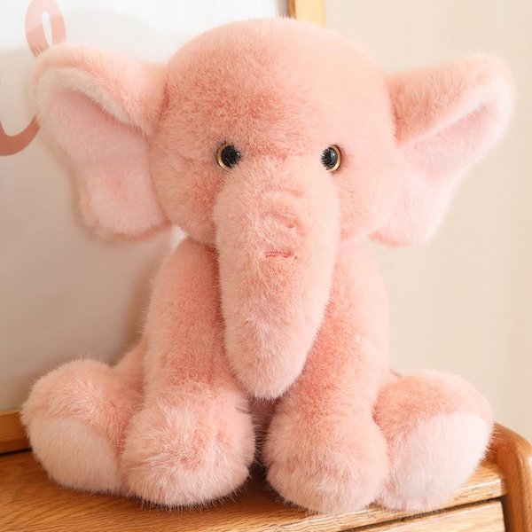 1 Szt. 2335 Cm Urocze SłOnie Pluszowe Zabawki MięKkie Lalki ZwierząTka Kawaii Poduszka SłOń Na BożE Narodzenie Festiwal Dzieci Urodziny Prezenty 35Cm-image