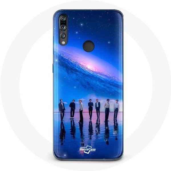 Funda Para Huawei P30 Lite - Maniacase - BTS World Tour 2022 - Silicona - Flexible - Mixta Negro-image