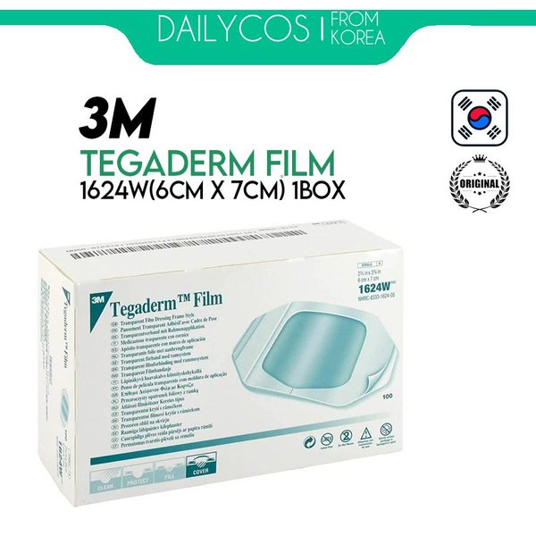 3M 1624W Tegaderm ApóSito De PelíCula Transparente 2 3/8 X 2 3/4 - Caja De 100 1Ea-image