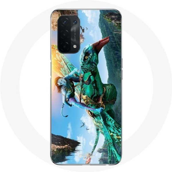 Funda Para Oppo A74 5G - Maniacase - Avatar Neytiri - Flexible - Blanca - Mixta-image