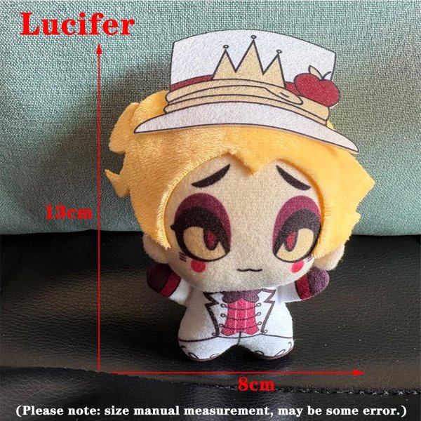 Nuevo 13 Cm Divertido Encantador Anime AnimacióN Hazbin Hotel Peluche Juguete Vox Lucifer Figura De Personaje PeriféRicos Lindo Peluche MuñEca Regalo About 13Cm-image