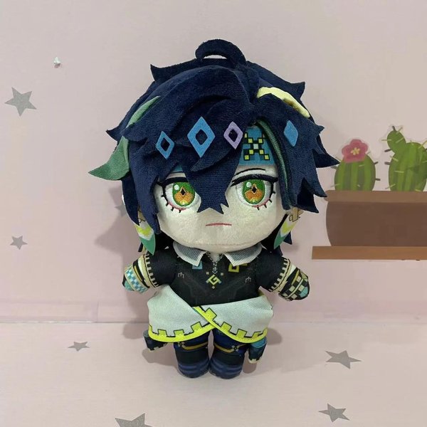 MuñEco De Peluche Cosplay Kinich De Anime Juguete 20Cm Personaje De Genshin Impact Turnfire Hunt Lindo Suave Almohada Rellena Regalo De CumpleañOs 20Cm-image