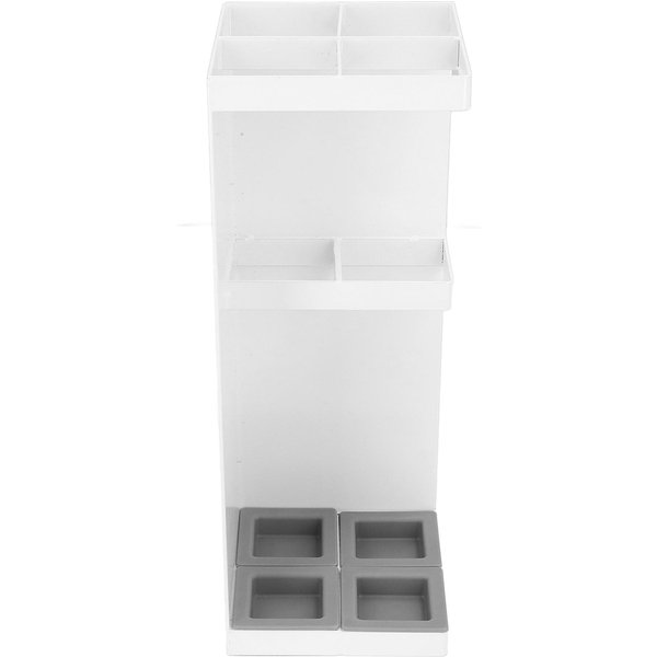 Soporte Para Paraguas Minimalista Robusto Soporte Inteligente Para Paraguas Con Bandeja De Goteo ExtraíBle Para El Hogar Blanco-image
