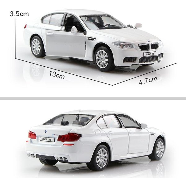 BMW M4 M5 Coupe Symulacja Metalowy Model I Zabawka Samochodzik Pull Back I Otwierane Drzwi RMZ City 1:36 PrezentóW Ze Stopu Dla Dzieci Gray-image