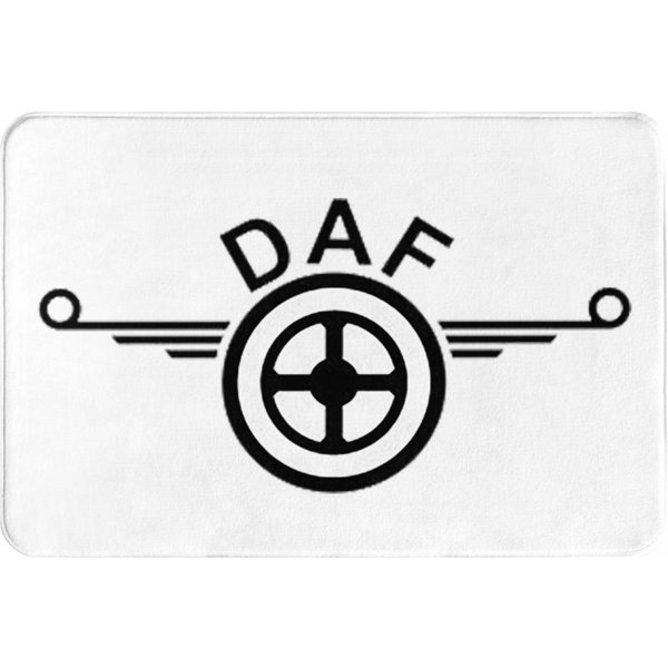 Logo CiężAróWki Daf AntypośLizgowy Wycieraczka Mata PodłOgowa Zmywalny Dywanik Do Kuchni WejśCia Domu Balkonu Mata Na Stopy 60X40 Cm-image