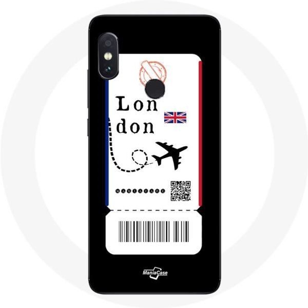 Funda Para Xiaomi Redmi Note 5 CáMara Dual AI Billete De AvióN Londres-image