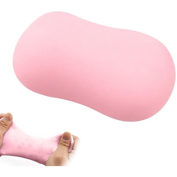 PiłKa Mydlana Mydlana PiłKa Antystresowa Zabawka Fidget ChrupiąCa PiłKa Do śCiskania OkrąGłE Klocki WypełNione Asmr Zabawki Antystresowe RóżOwy-image