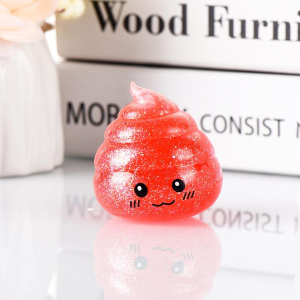 Nowość Squishy GóWno PiłEczka Antystresowa Squishies Zabawki Brokatowe ŚMieszne RozciąGliwe ŚCiskane Fidget Zabawki Dla Dzieci DorosłYch Prezent Na Dzień Prima Aprilis RóżOwy-image