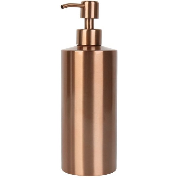 Dispensador De JabóN De Acero Inoxidable Bomba De Metal 250Ml 350Ml 550Ml Bomba De LocióN Oro Rosa PresióN Manual Botella De Desinfectante De Manos Brown-image